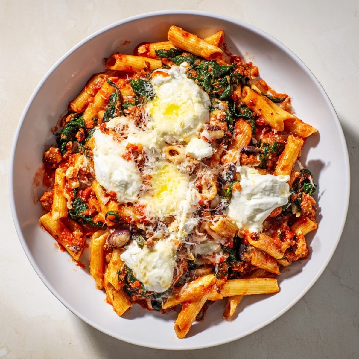 Olive Warm Baked Ziti