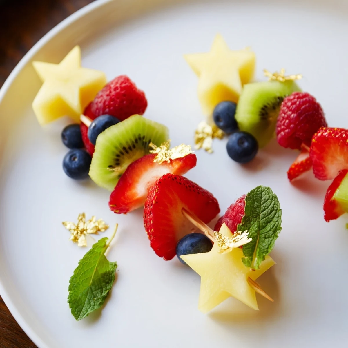 Prepare for New Years with these Champagne Flute Fruit Garnishes: fresh, zesty fruit combinations sparkle.
