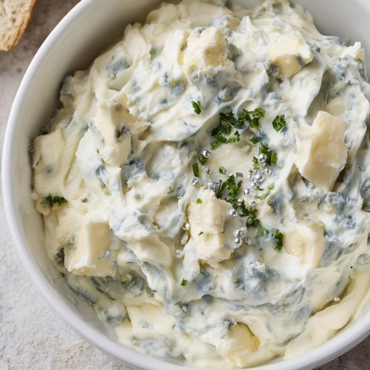 Vibrant Frozen Pond Blue Dip Platter, a festive appetizer with cool blue dip and colorful dippers.