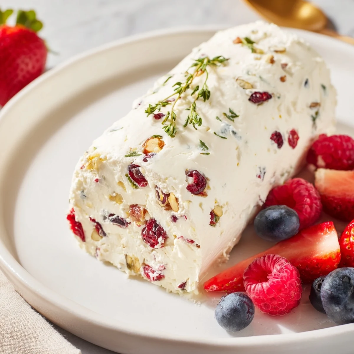 Cranberry Goat Cheese Log