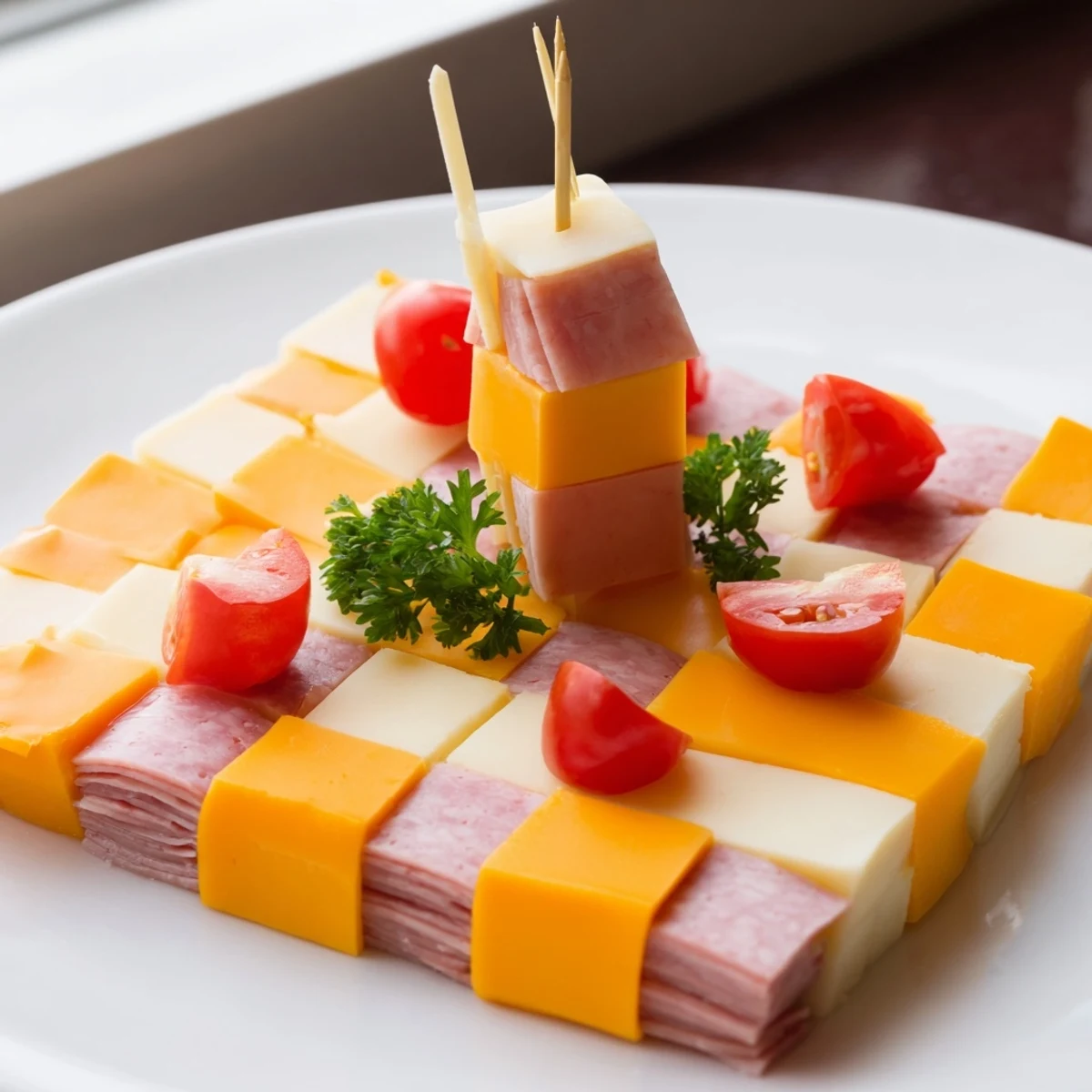 Checkerboard Chalet Cheese Meats