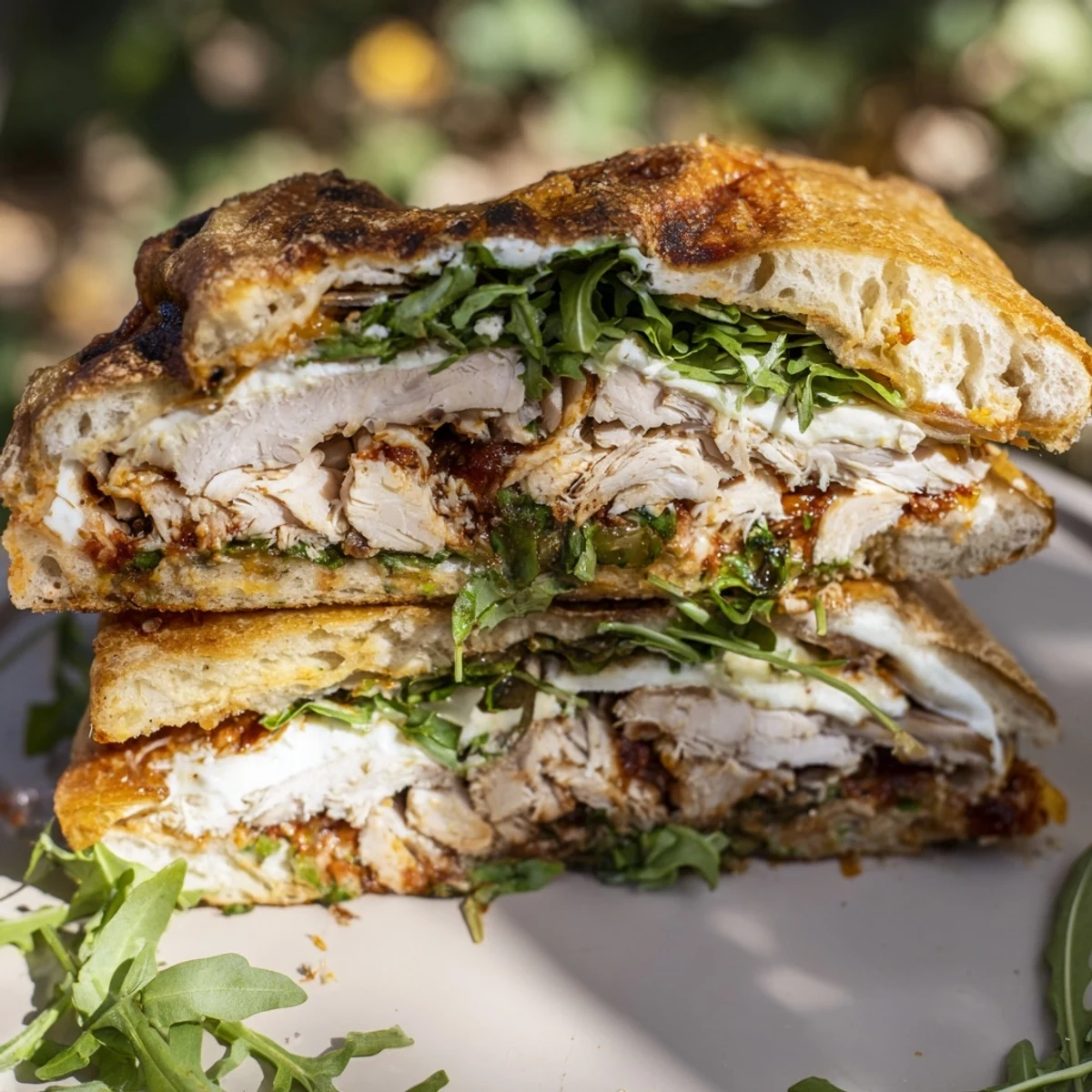 Leftover Pizza Chicken Sandwich