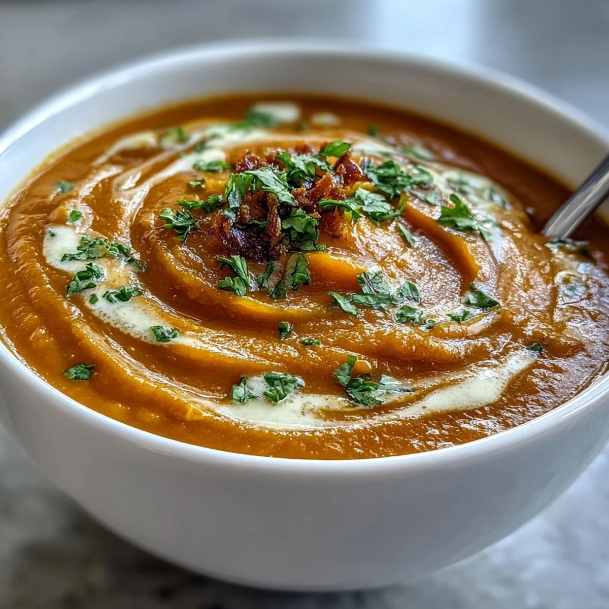 Steaming pot of Carrot and Lentil Soup showing golden spices and tender carrots for a comforting meal.