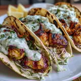 Coconut Lime Grilled Fish Tacos