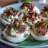 Jalapeño Popper Deviled Eggs Cheese