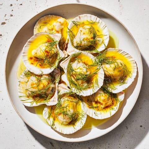 Harbor Seared Scallops Lemon-Dill