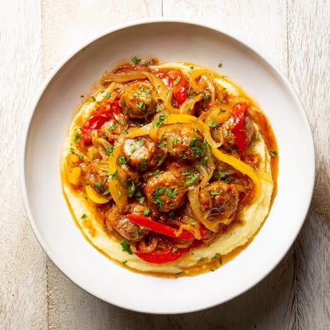 Herb Skillet Sausage Peppers