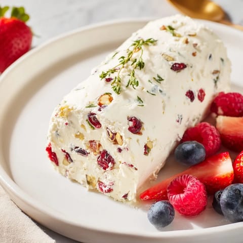 Cranberry Goat Cheese Log