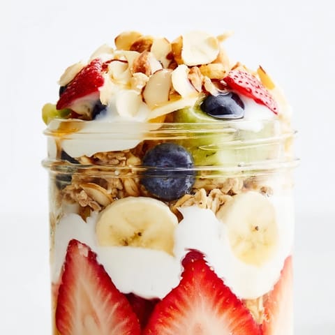 Layered Yogurt Fruit Parfait