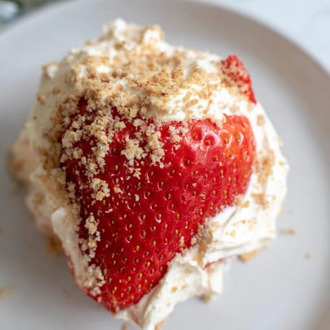 Cheesecake Stuffed Strawberries Delight