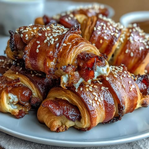 Mini Pigs Blanket with Sauce