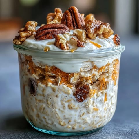 Carrot Cake Overnight Oats