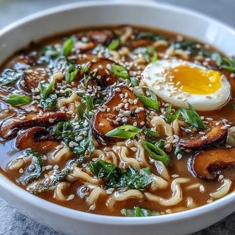 A steaming bowl of homemade miso ramen with rich broth, springy noodles, and a soft-boiled egg.