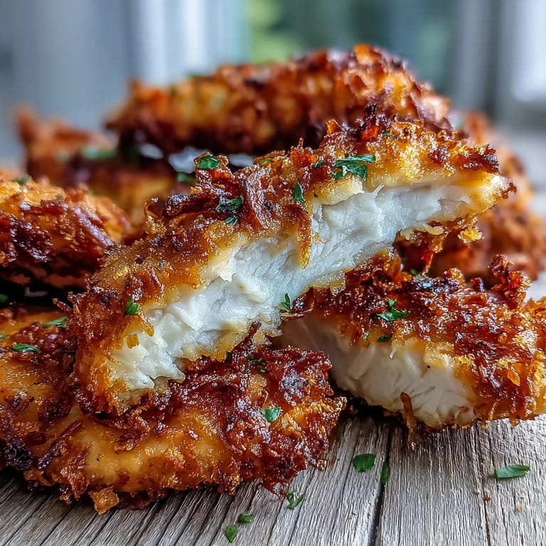Golden Air Fryer Chicken Strips, served fresh with a side of ranch for dipping.