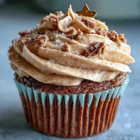 Taurus Birthday Cupcakes with Terracotta Buttercream: Moist vanilla cupcakes topped with silky buttercream in rich terracotta hue, perfect for Taurus celebrations.